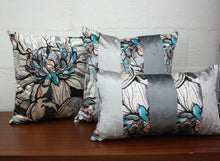 Load image into Gallery viewer, Gray Velvet Pillow Jaspid Studio