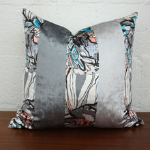 Load image into Gallery viewer, Gray Velvet Pillow