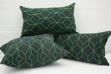 Load image into Gallery viewer, Maharam Bright Cube Lime Green Pillow Jaspid studio