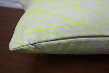 Load image into Gallery viewer, Maharam Bright Angle Neon pillow Jaspid studio