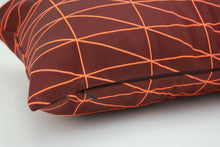Load image into Gallery viewer, Maharam Bright Angle Tangerine Pillow Jaspid studio
