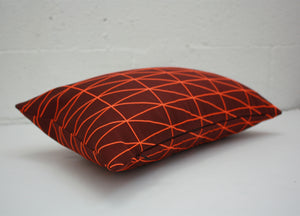 Maharam Bright Angle Tangerine Pillow