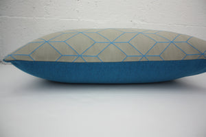 Maharam Bright Cube Aqua pillow Jaspid studio