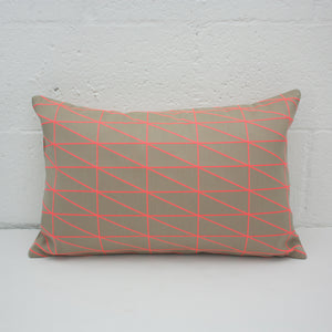 Maharam Bright Angle Flamingo Pillow Jaspid studio