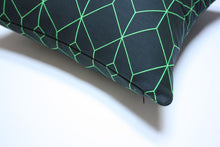 Cargar imagen en el visor de la galería, Maharam Bright Cube Lime Green Pillow Jaspid studio