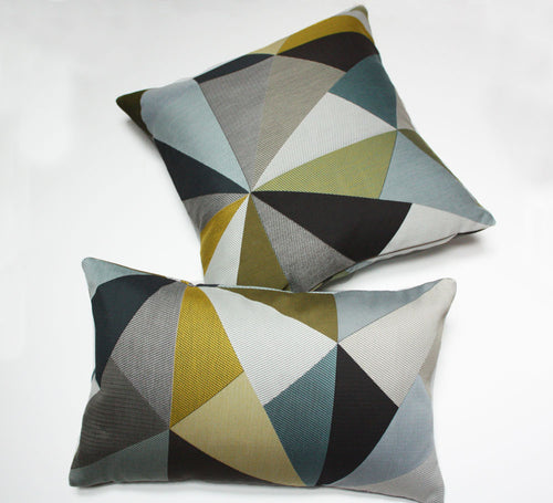 Maharam Paul Smith Citrine Angles pillow Jaspid studio