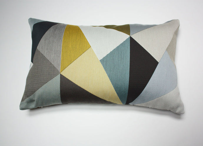 Maharam Paul Smith Citrine Angles pillow Jaspid studio