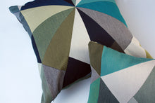 Load image into Gallery viewer, Maharam Paul Smith Angles Aquamarine pillow
