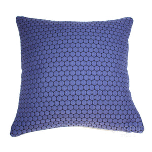 Designtex Loop to Loop Blueberry retro pillow Jaspid Studio