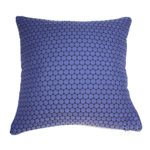 Designtex Loop to Loop Blueberry retro pillow
