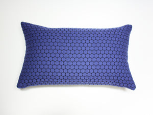 Designtex Loop to Loop Blueberry retro pillow Jaspid Studio