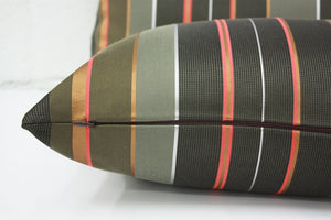 Maharam Repeat Classic Stripe Pillow Jaspid studio