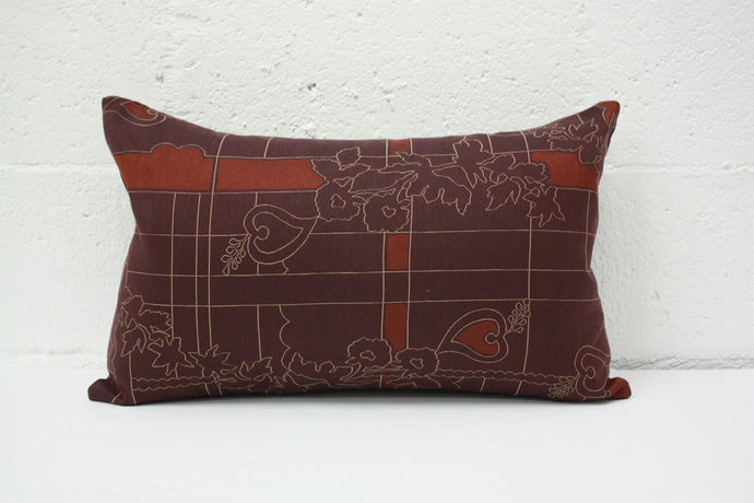 Maharam Layers park Cayenne Pillow