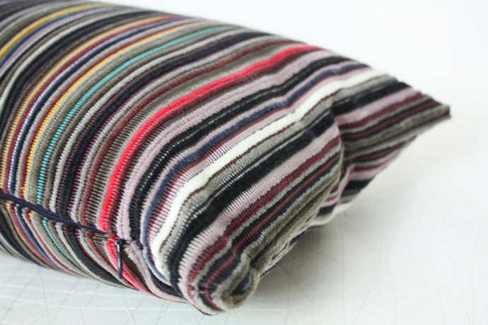 Maharam Paul Smith Epingle Stripe Violet Pillow Jaspid studio