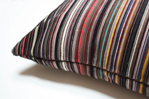 Maharam Paul Smith Epingle Stripe Violet Pillow Jaspid studio