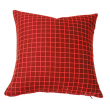 Cargar imagen en el visor de la galería, Maharam Bright Grid Raspberry Pillow Jaspid studio