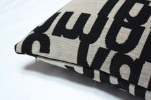 Load image into Gallery viewer, Kvadrat Letters Taupe Pillow