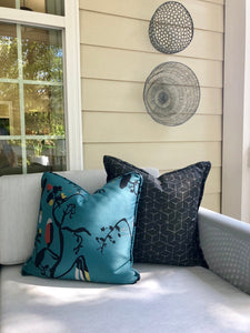 Maharam Eden lagoon pillow