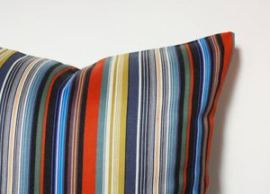 Maharam Paul Smith Ottoman Stripe Dusk Pillow Jaspid studio