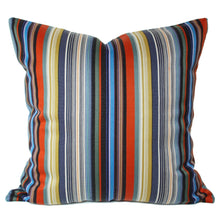 Load image into Gallery viewer, Maharam Paul Smith Ottoman Stripe Dusk Pillow