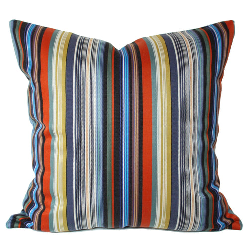 Maharam Paul Smith Ottoman Stripe Dusk Pillow
