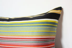 Maharam Paul Smith Stripes Reverberating Pillow (Horizontal stripes)