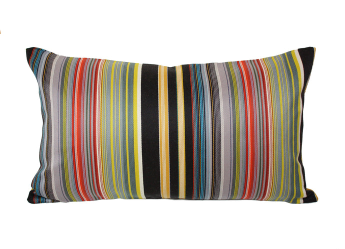 Maharam Paul Smith Stripes Reverberating Pillow (vertical stripes)