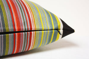 Maharam Paul Smith Stripes Reverberating Pillow (vertical stripes) Jaspid studio