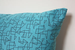 Designtex Draft Cerulean Pillow Jaspid Studio