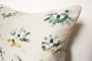 Maharam Beige Colorwheel pillow Jaspid studio