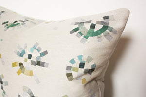 Maharam Beige Colorwheel pillow