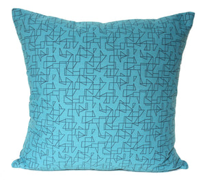 Designtex Draft Cerulean Pillow Jaspid Studio