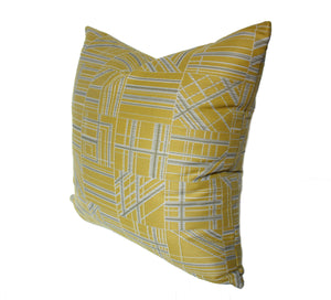 Nest citron yellow pillow Jaspid studio