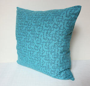 Designtex Draft Cerulean Pillow Jaspid Studio