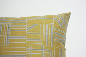 Nest citron yellow pillow Jaspid studio