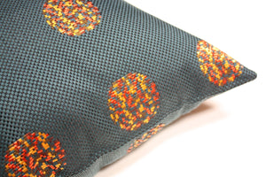 Maharam Repeat Dot Pixel Slate Pillow Jaspid studio
