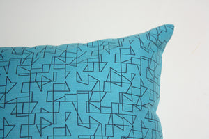 Designtex Draft Cerulean Pillow Jaspid Studio