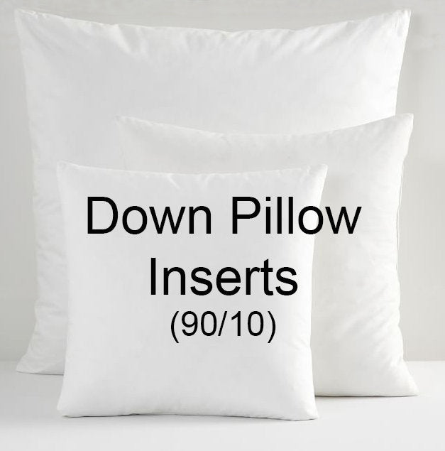 Down pillow inserts, 90/10 pillow inserts