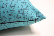 Cargar imagen en el visor de la galería, Designtex Draft Cerulean Pillow Jaspid Studio