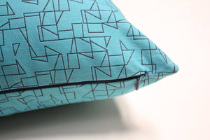 Designtex Draft Cerulean Pillow Jaspid Studio