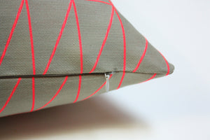 Maharam Bright Angle Flamingo Pillow Jaspid studio