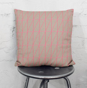 Maharam Bright Angle Flamingo Pillow Jaspid studio