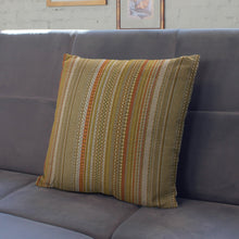 Load image into Gallery viewer, Maharam Paul Smith Point Greige and Peat pillow