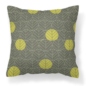 Designtex round leaves  Brunia Pillow Jaspid Studio