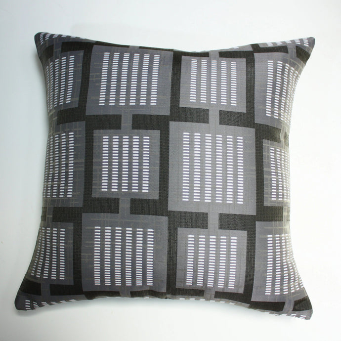 Designtex Urban grid Coal Pillow Jaspid Studio