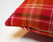 Load image into Gallery viewer, Maharam plaid Sunset Pillow Jaspid studio