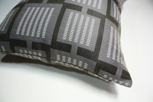 Load image into Gallery viewer, Designtex Urban grid Coal Pillow Jaspid Studio