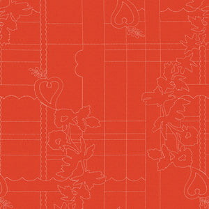 Maharam Layers Park Poppy Melon Pillow Jaspid studio