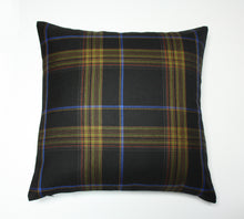 Load image into Gallery viewer, Maharam Paul Smith Mingled Plaid Ebony pillow