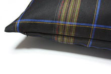 Load image into Gallery viewer, Maharam Paul Smith Mingled Plaid Ebony pillow